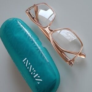 Zenni Rectangle Eyeglasses In Champagne